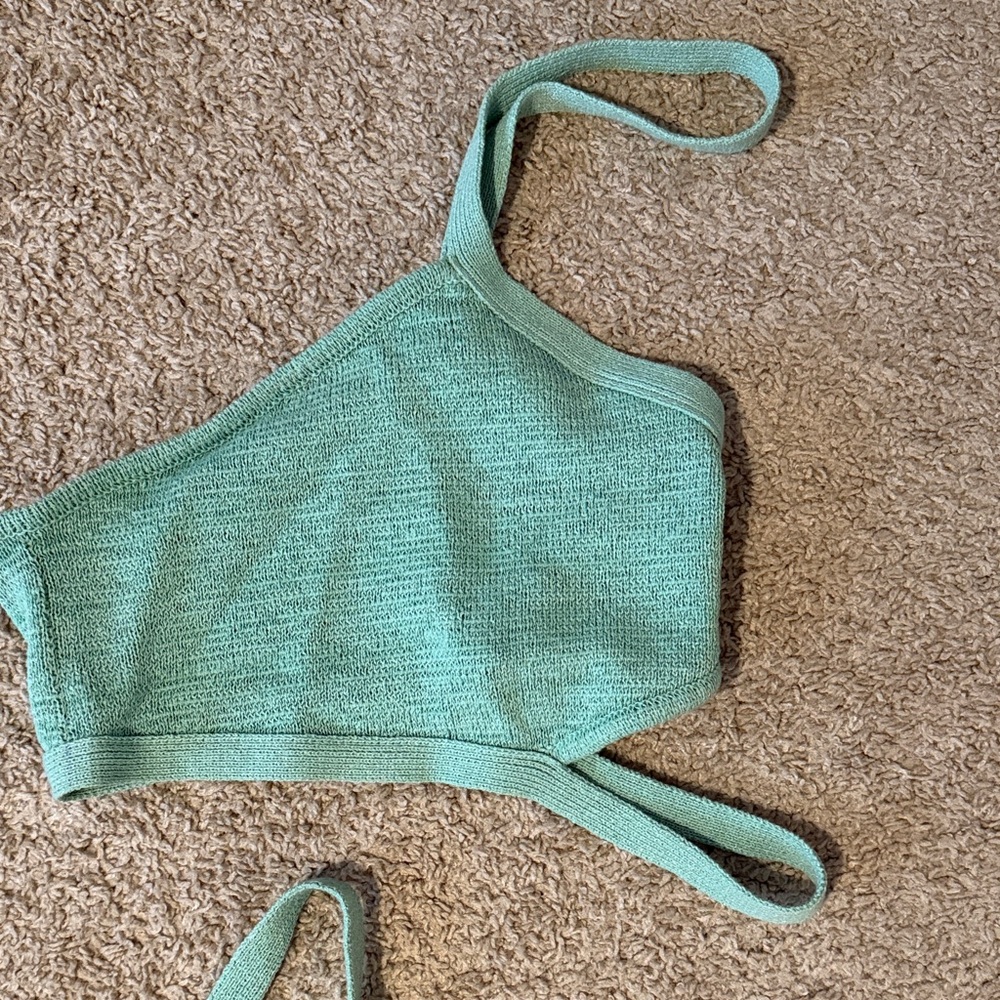 Cult Gaia Aloe Green Skirt Set